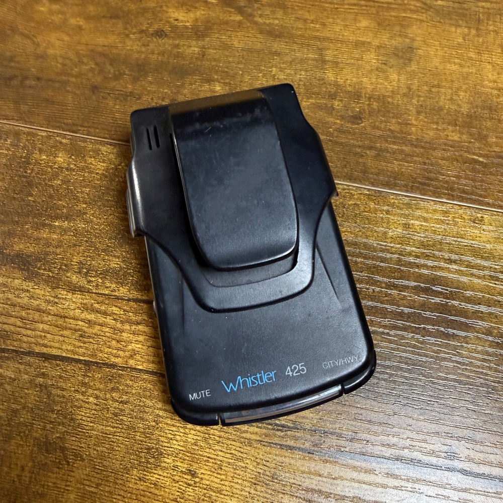 Whistler 425 Radar Detector Black City‎ Highway Mode Mute